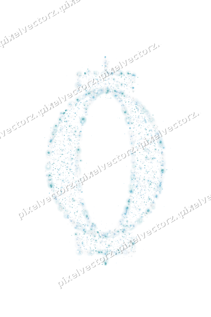 Seamless glitter lantern of masks in cyan on a transparent background