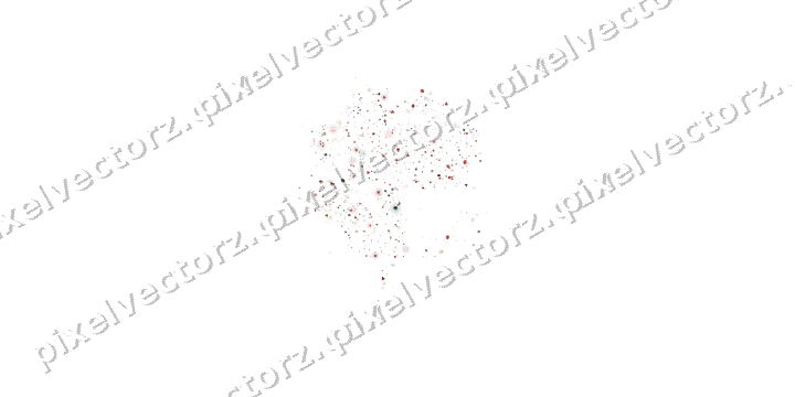 Seamless glitter four leaf clover on a transparent background
