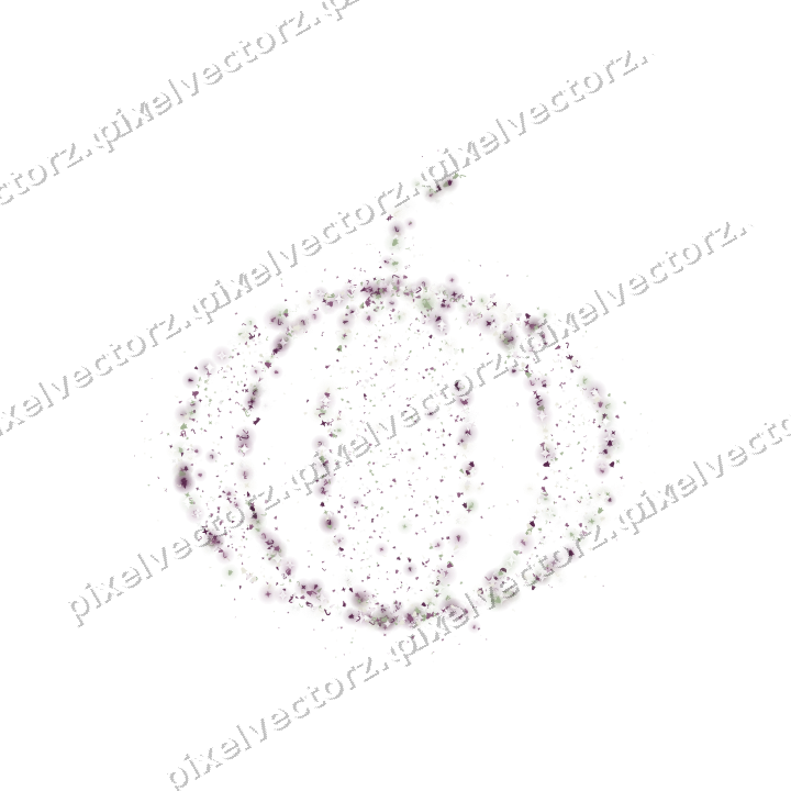 Seamless glitter pumpkin in dark magenta on a transparent background
