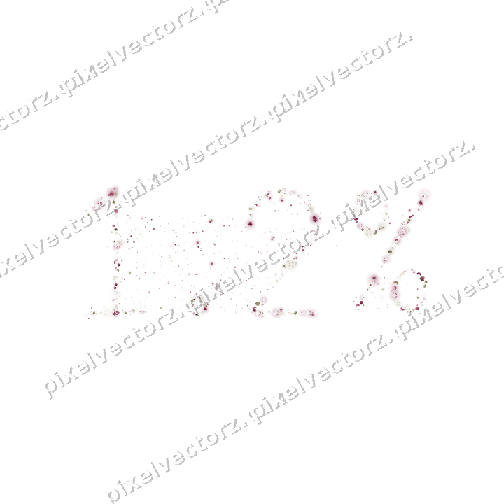 Seamless glitter number 1.2% in dark pink on a transparent background