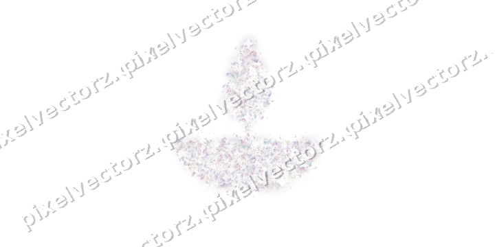 Seamless glitter diya lamp in pale pink on a transparent background