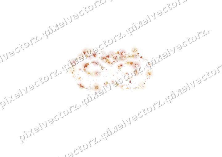 Seamless glitter carnival mask in orange on a transparent background