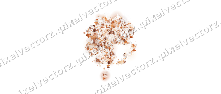 Seamless glitter four leaf clover on a transparent background
