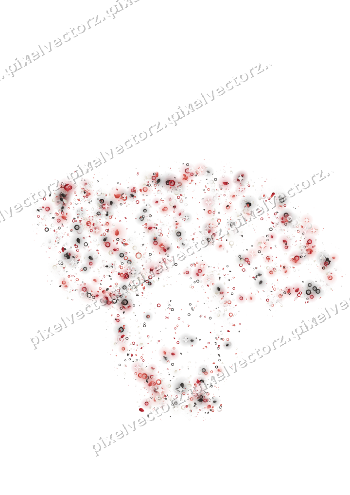 Seamless glitter turkey of eggs and rings on a transparent background
