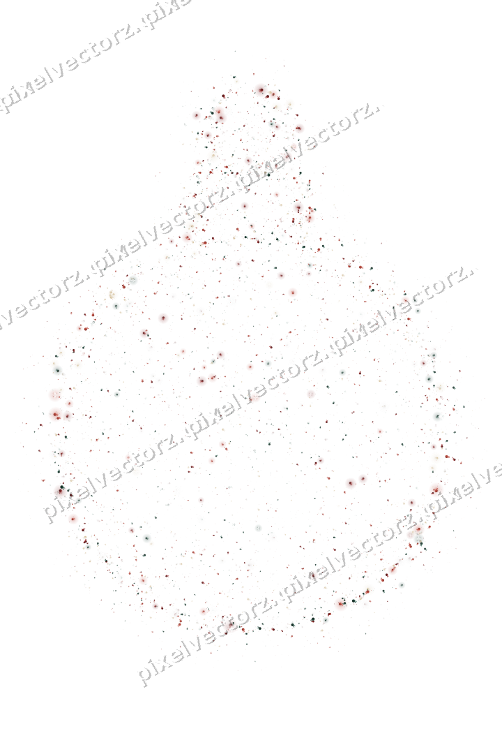 Seamless glitter bauble of bunnies on a transparent background