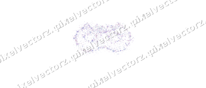 Seamless glitter carnival mask in purple on a transparent background