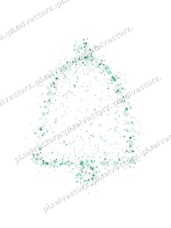 Seamless glitter bell of hearts and bats on a transparent background