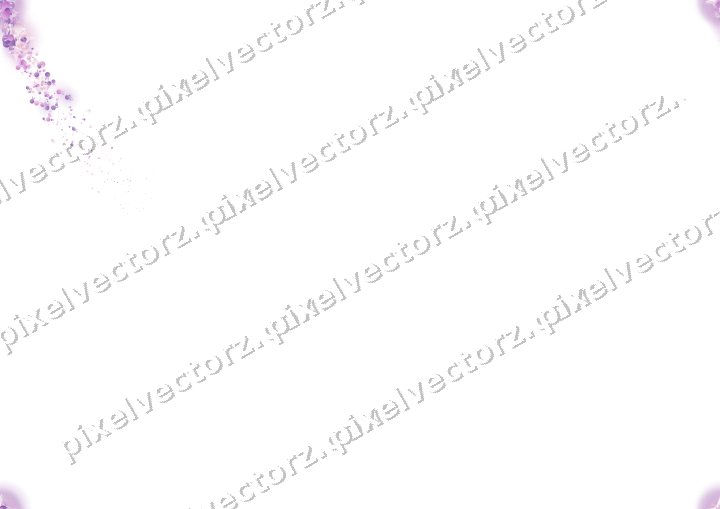 Seamless star trail of bunnies in magenta on a transparent background
