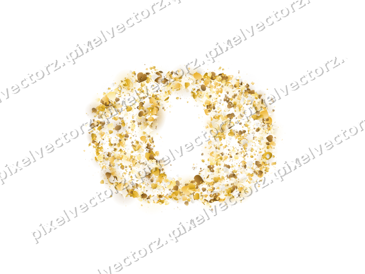 Seamless glitter wedding rings on a transparent background