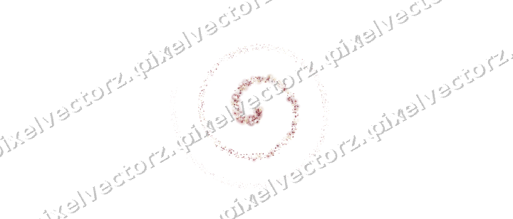 Seamless glitter spiral in dark pink on a transparent background