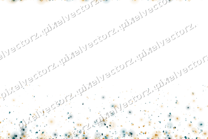 Seamless rising glitter in amber on a transparent background