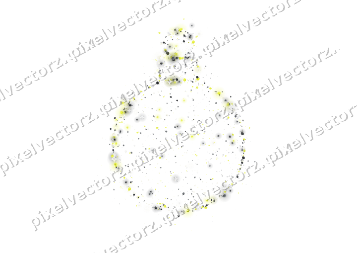 Seamless glitter bauble of balloons on a transparent background