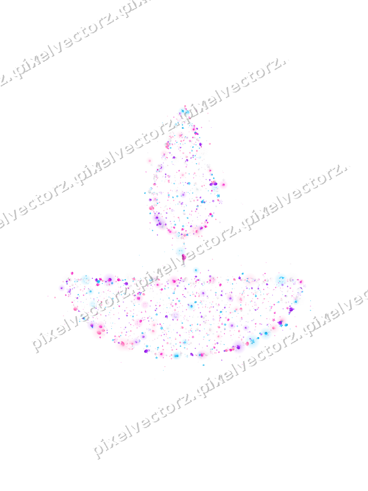 Seamless glitter diya lamp in magenta on a transparent background