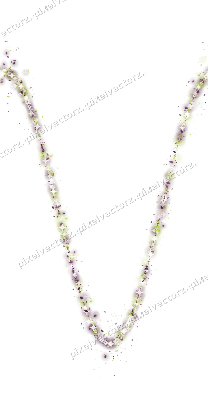 Seamless glitter wave of droplets on a transparent background