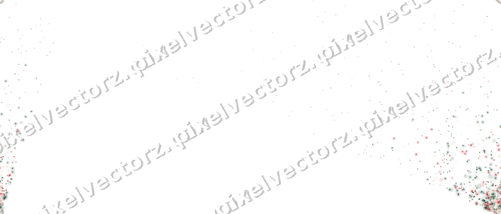 Seamless glitter corner of eggs and bats on a transparent background