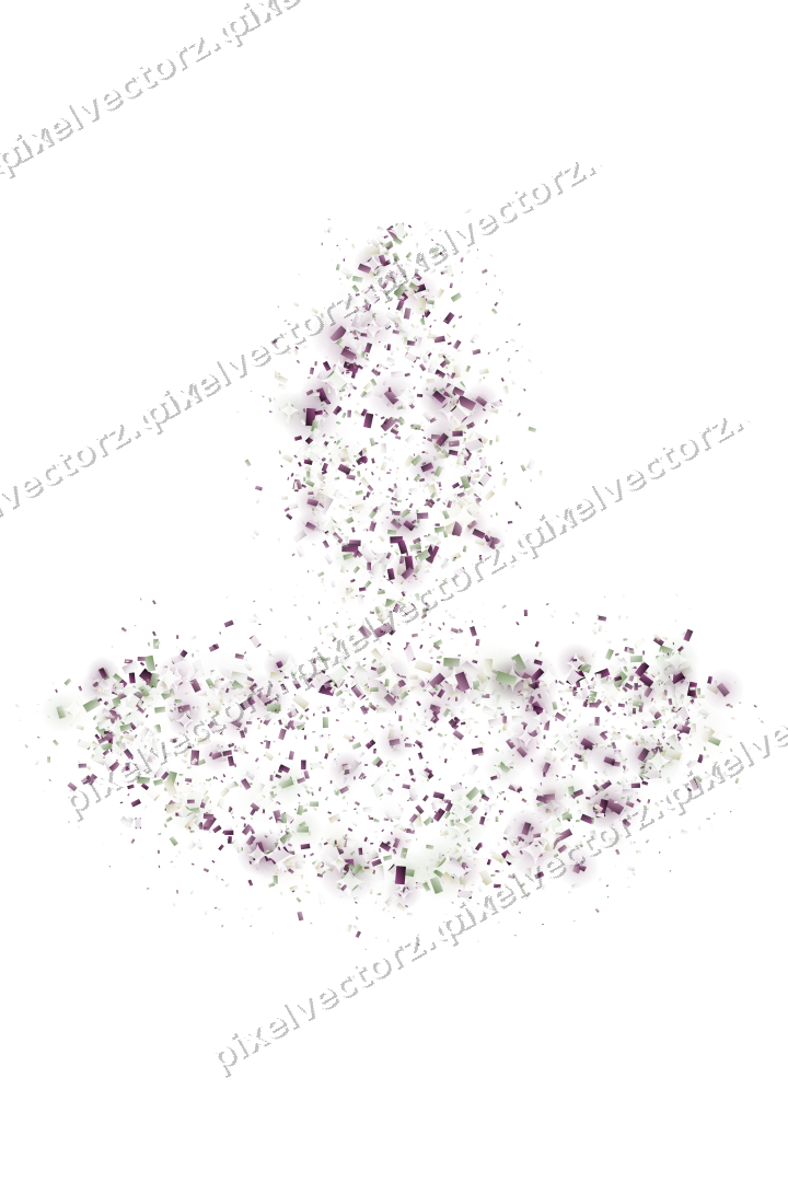 Seamless glitter diya lamp of confetti on a transparent background