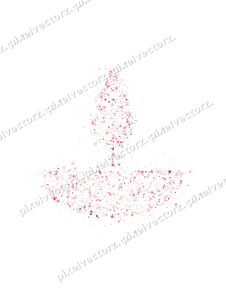 Seamless glitter diya lamp in pink and red on a transparent background