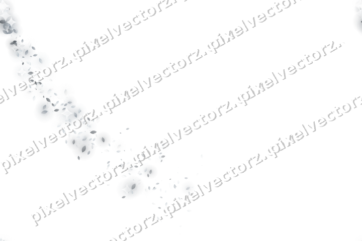 Nahtloser Sternenschweif aus Tropfen auf transparentem Grund