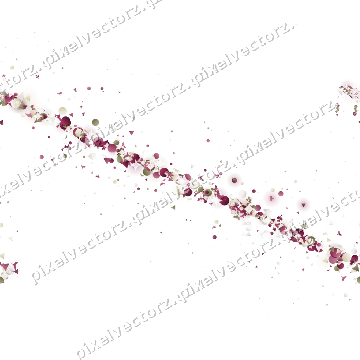 Seamless glitter band in dark pink on a transparent background