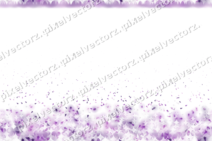 Seamless rising glitter of christmas trees on a transparent background