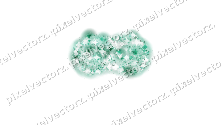 Seamless glitter carnival mask on a transparent background
