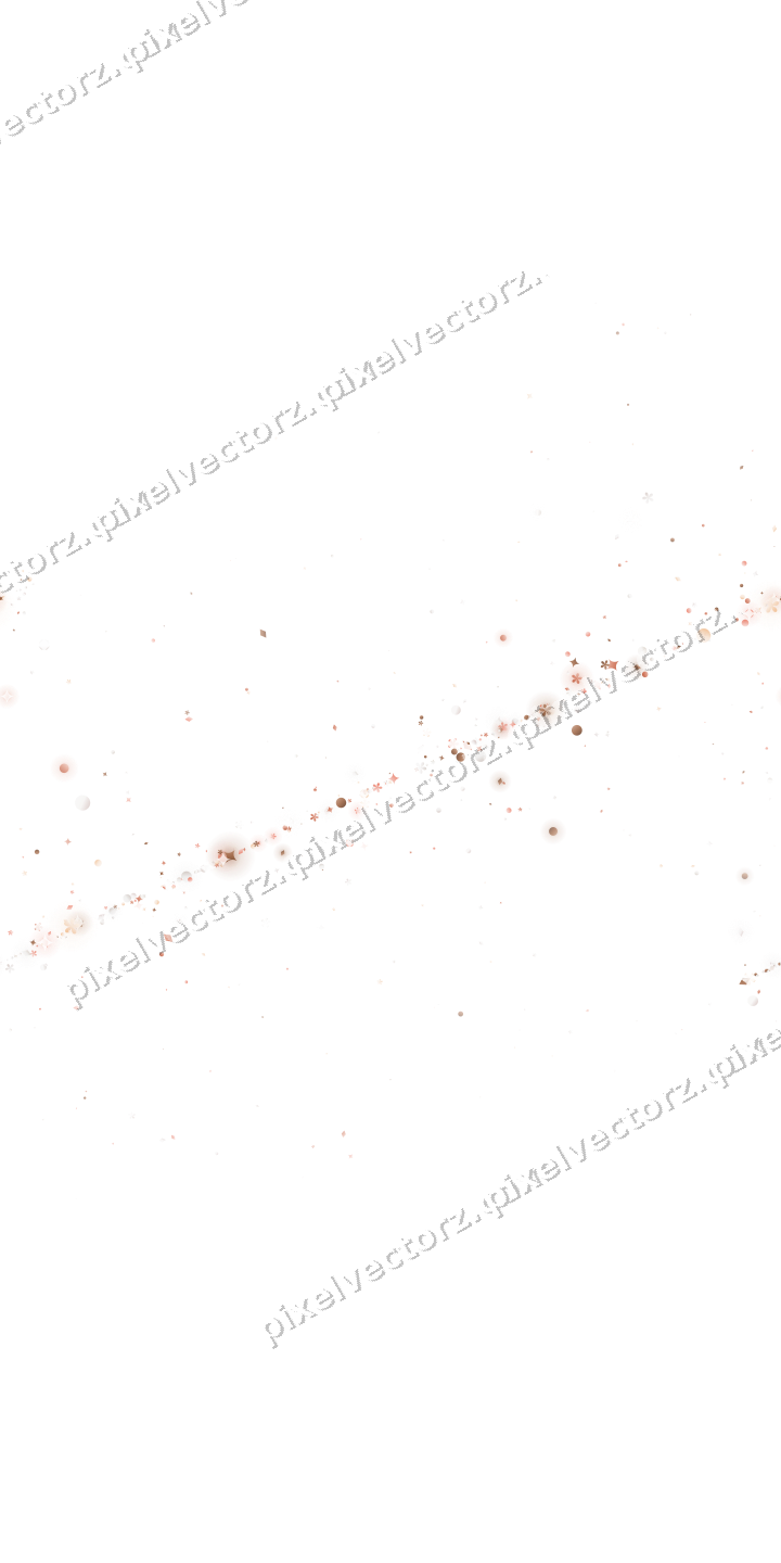 Nahtloses Glitzerband aus Funken und Blüten auf transparentem Grund