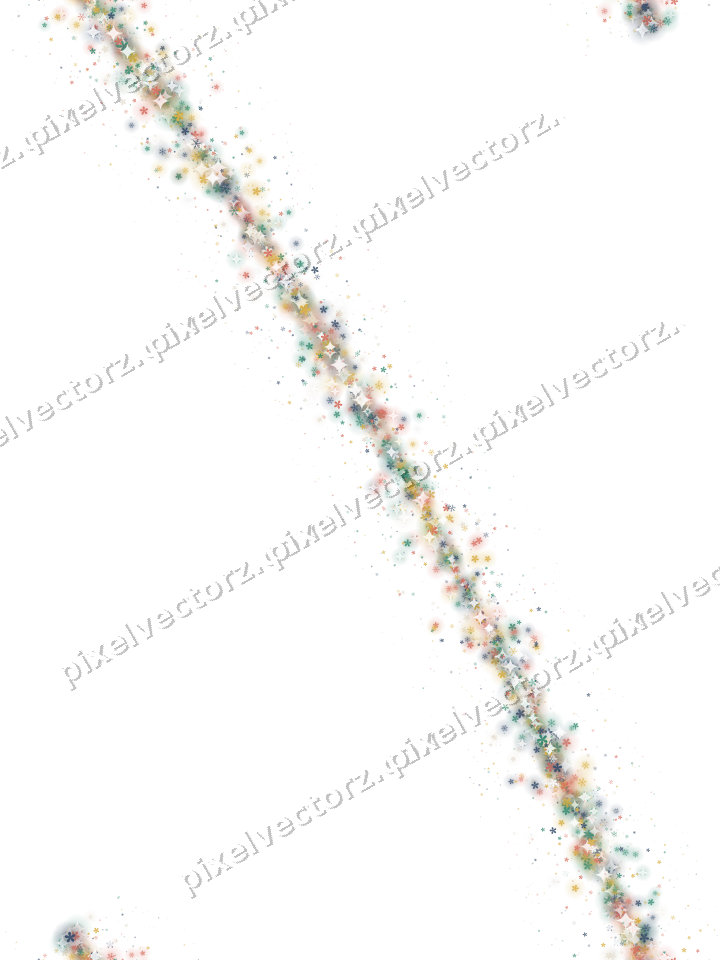 Seamless glitter arc in amber and green on a transparent background