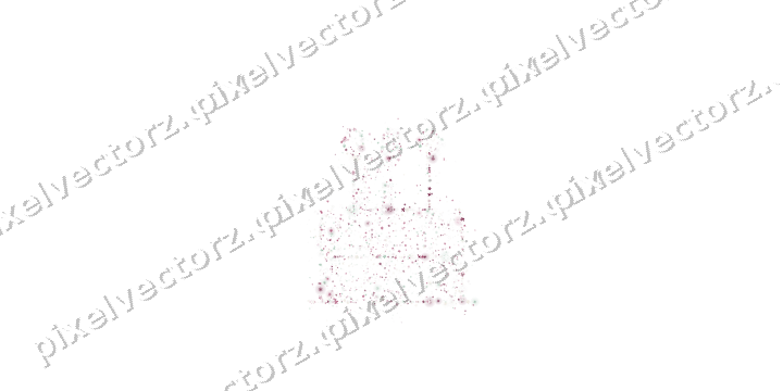 Seamless glitter birthday cake on a transparent background
