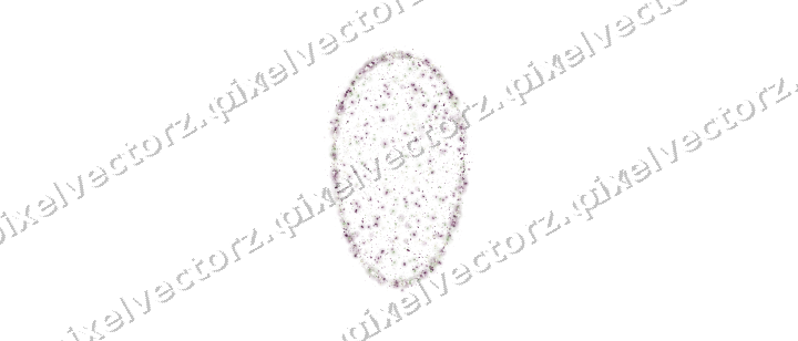 Seamless glitter easter egg on a transparent background