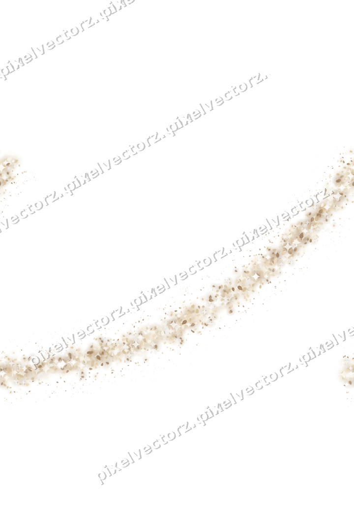 Seamless glitter arc of eggs in amber on a transparent background