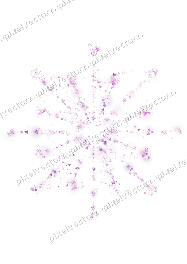 Seamless glitter firework in magenta on a transparent background