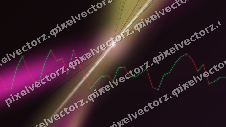 Leuchtender Neon Diagramm Hintergrund in Magenta und Limette