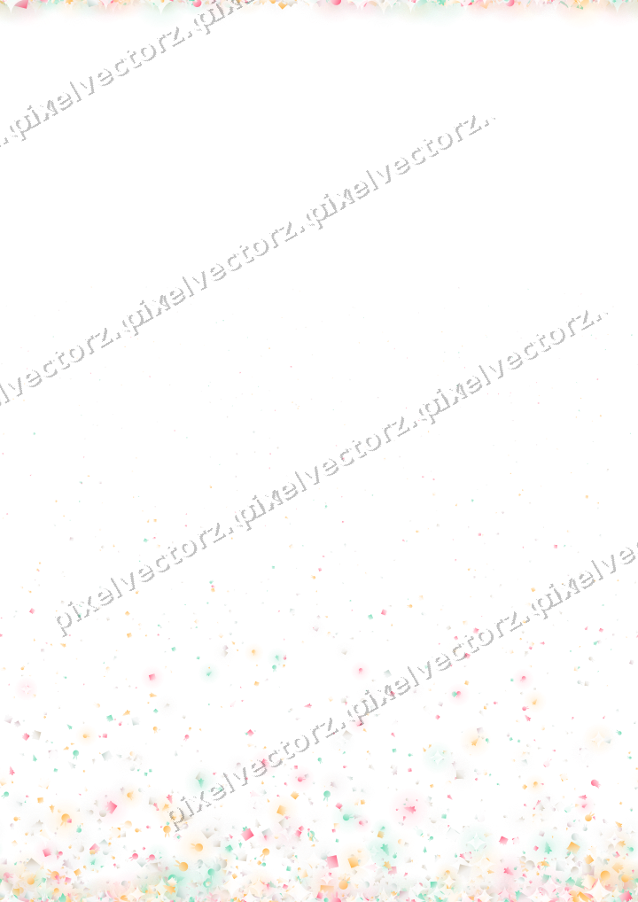 Seamless rising glitter in pale pink on a transparent background