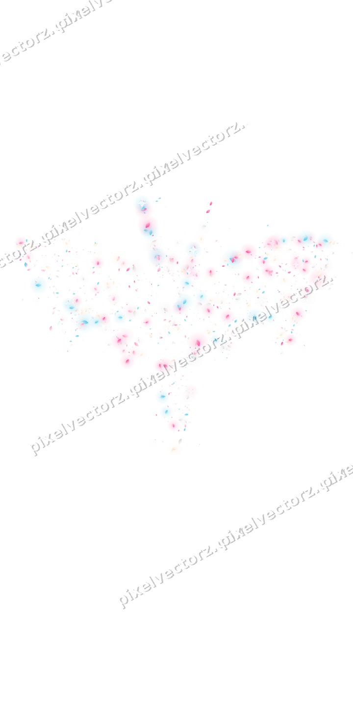Seamless glitter bat of droplets in pink on a transparent background