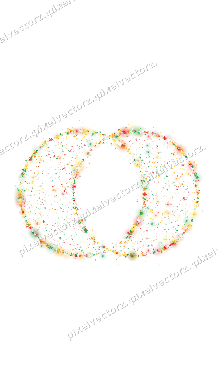 Seamless glitter wedding rings in red on a transparent background