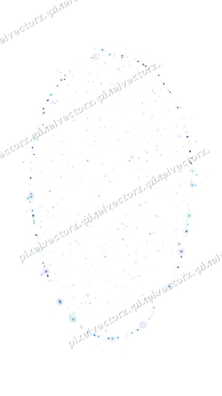 Seamless glitter easter egg of diamonds on a transparent background