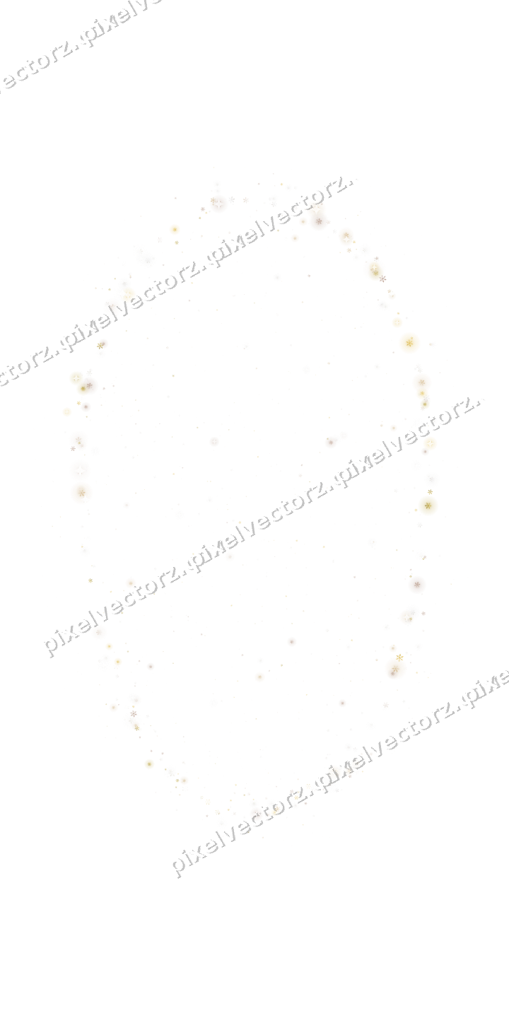 Seamless glitter easter egg of snowflakes on a transparent background