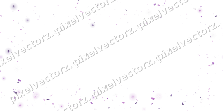 Nahtloser Glitzerrahmen in Violett auf transparentem Grund