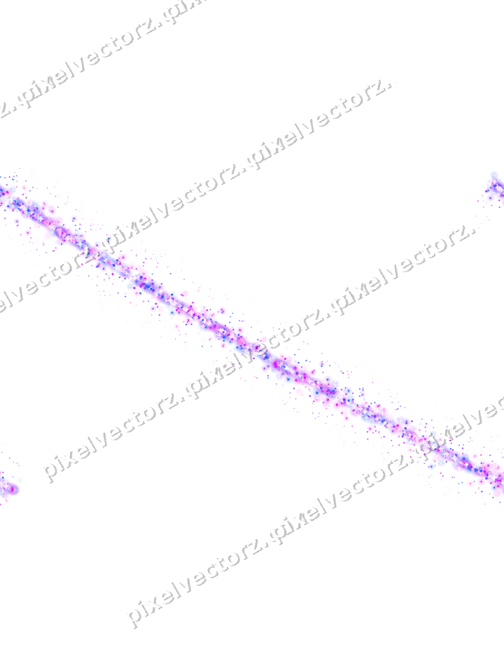 Seamless glitter arc of balloons in purple on a transparent background