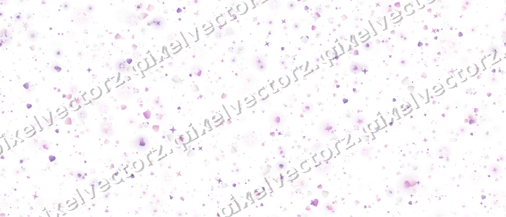 Nahtlose Glitzerstreuung in Magenta auf transparentem Grund