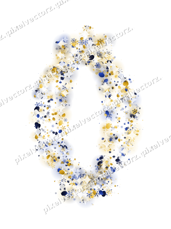 Seamless glitter lantern in amber and blue on a transparent background