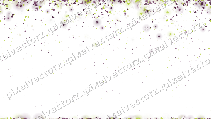Seamless falling glitter in dark magenta on a transparent background