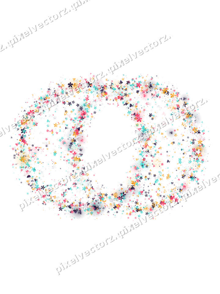Seamless glitter wedding rings in pink on a transparent background
