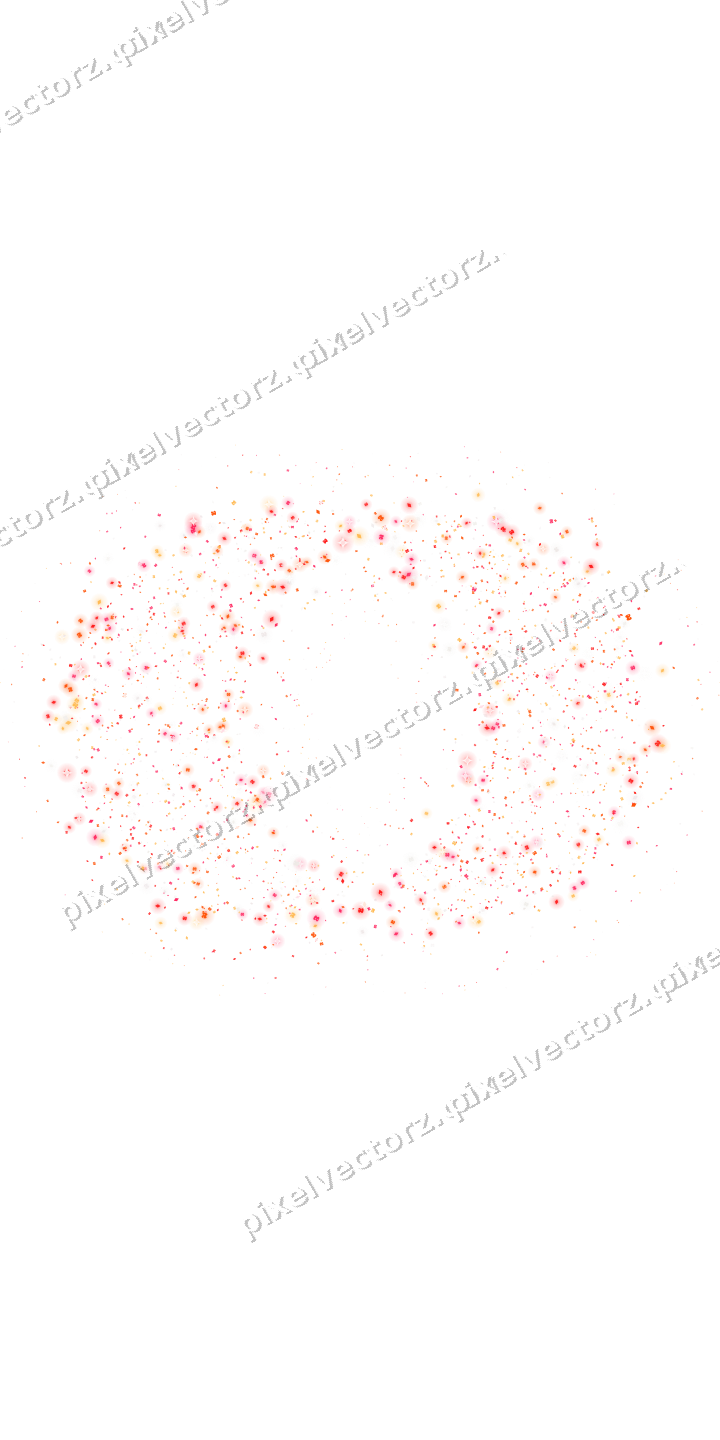 Seamless glitter wedding rings in red on a transparent background