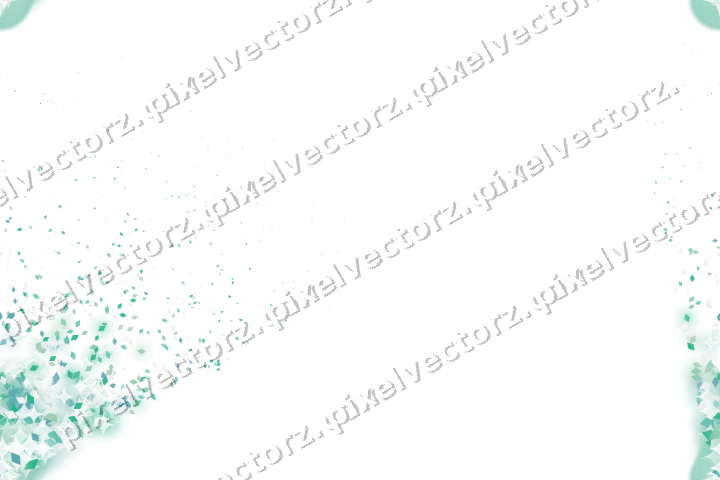 Seamless glitter corner of diamonds on a transparent background