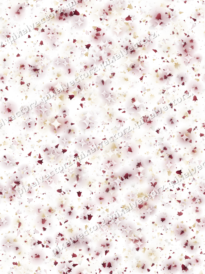 Seamless glitter scatter in dark pink on a transparent background