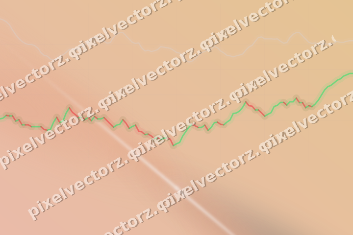 Zarter Pastell Diagramm Hintergrund in Orange und Türkis
