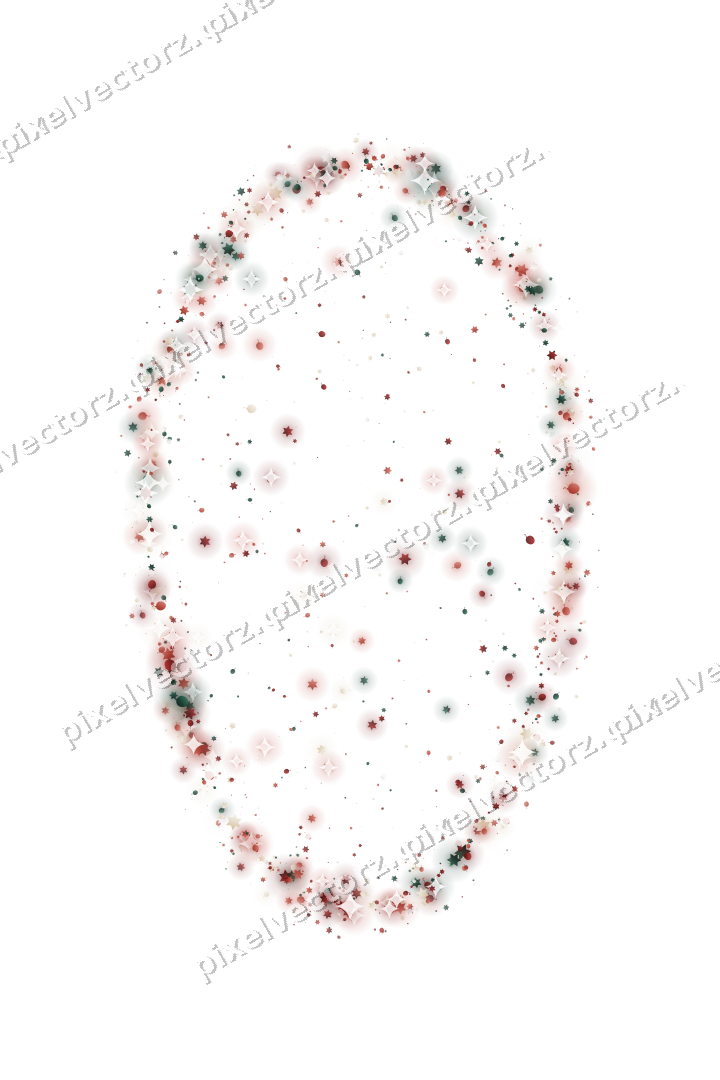 Seamless glitter easter egg in dark red on a transparent background