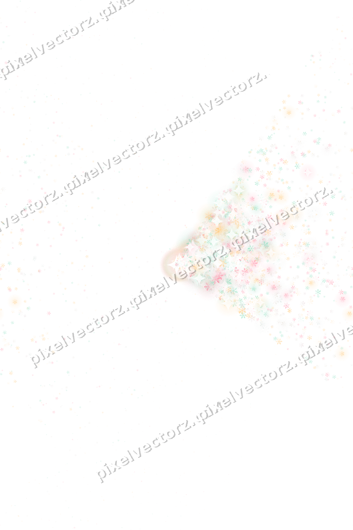 Seamless glitter corner of snowflakes on a transparent background