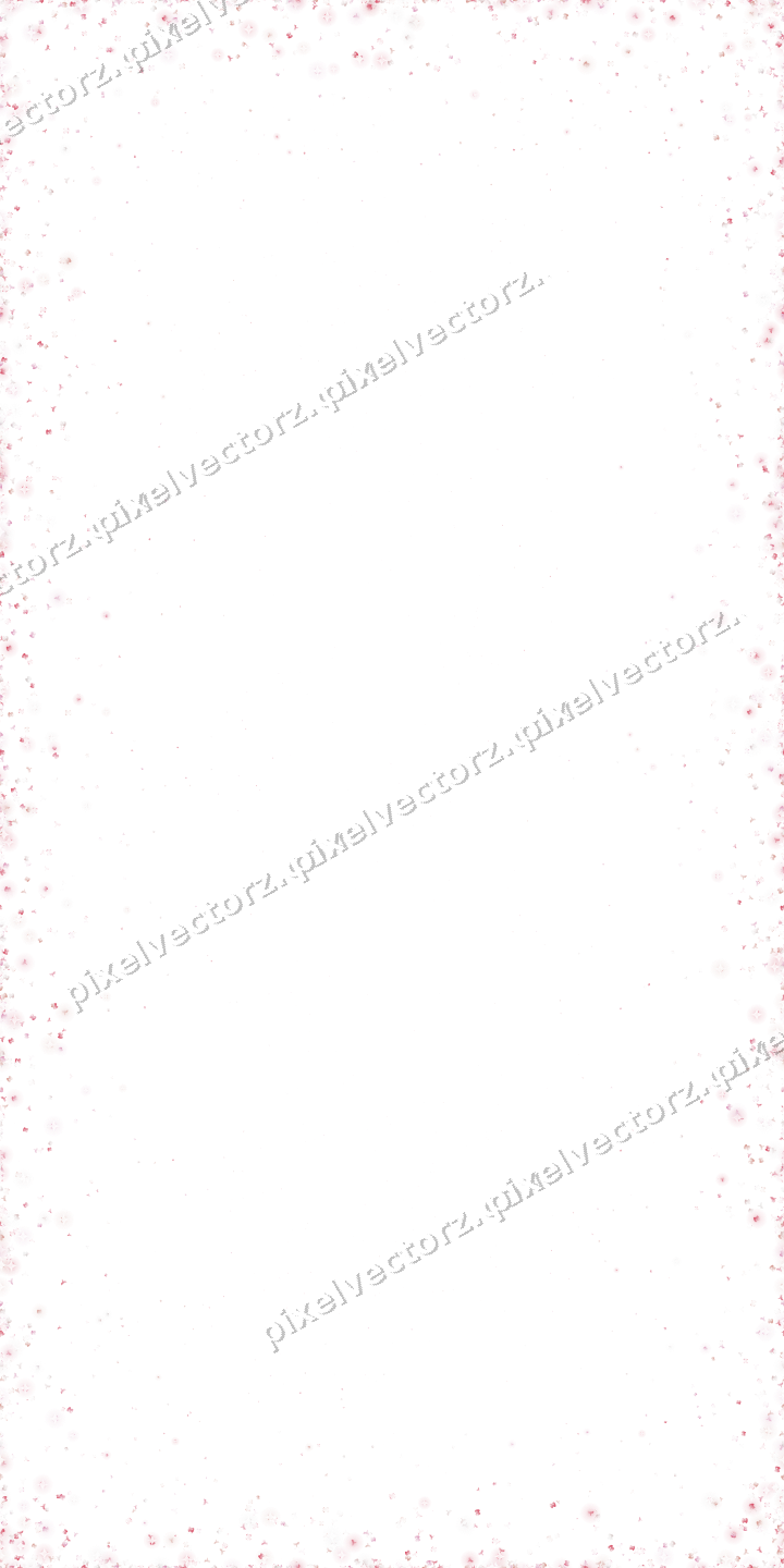Seamless glitter vignette in pale pink on a transparent background